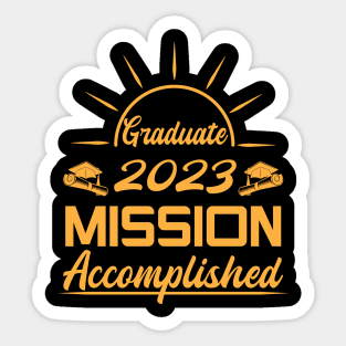 Graduation Gift Design ( Orange Version ) Sticker